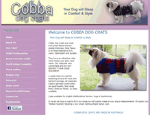 Tablet Screenshot of cobbadogcoats.com.au